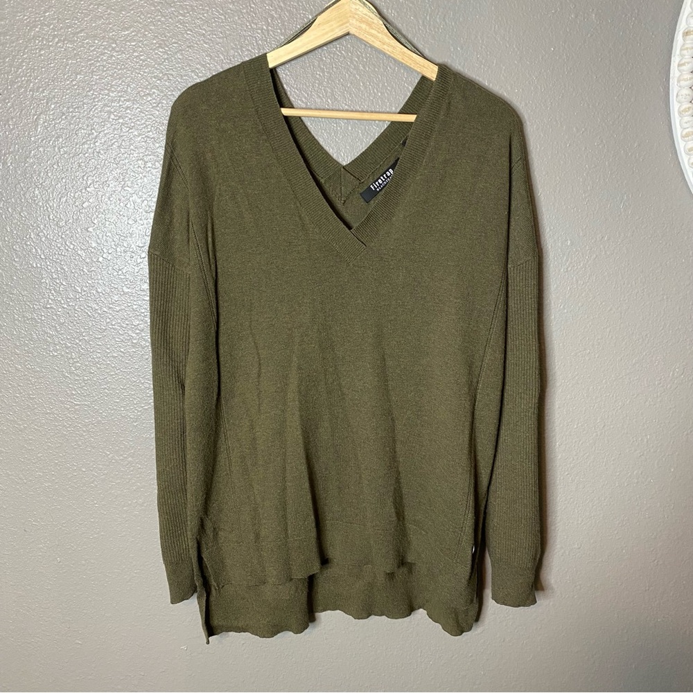 Firetrap Blackseal Olive‎ Green Sweater